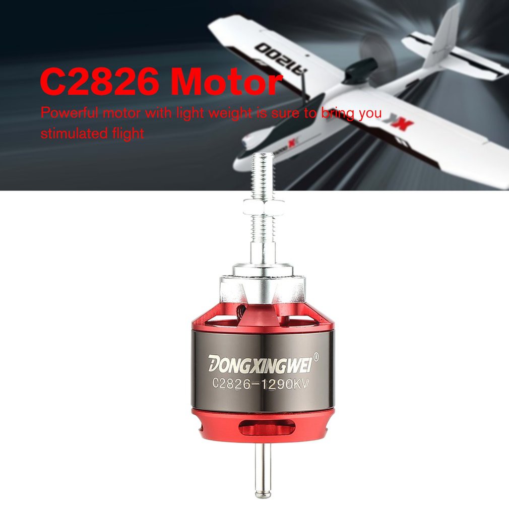 【điều khiển từ xa8/5】DXW C2826 1290KV 2-4S Outrunner Brushless Motor for RC Fixed Wing Airplane