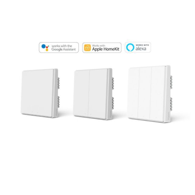 Công tắc âm tường Xiaomi - Aqara D1 bản mới 2020 - có đèn báo, hỗ trợ homekit