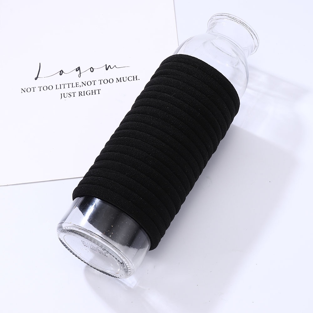 40 dây buộc tóc màu đen co giãn sành điệu cho nữ