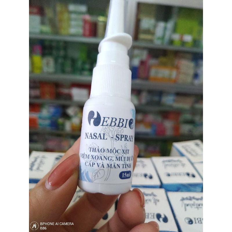 Xịt viêm xoang mũi thảo mộc_EBBI NASAL SPRAY