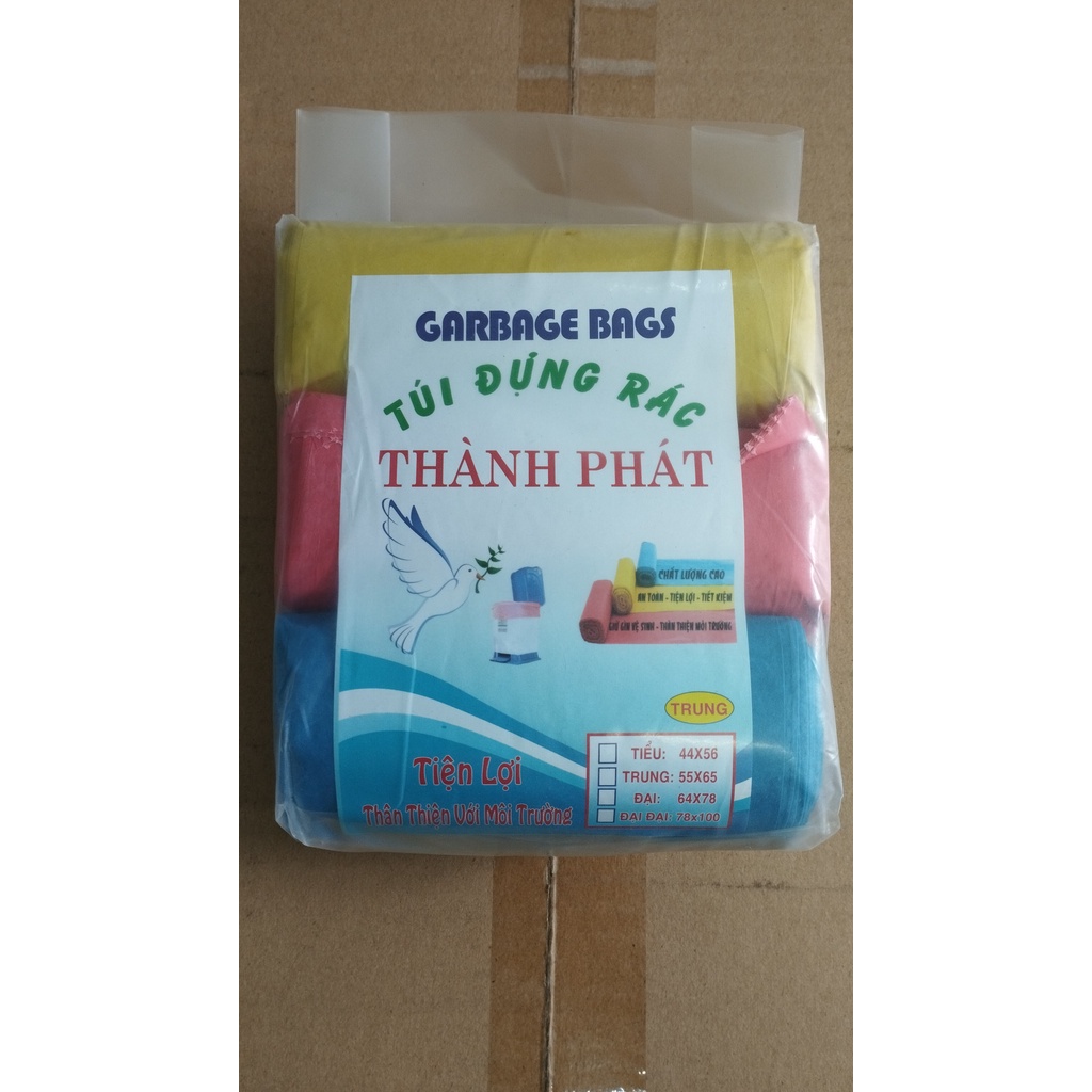 3 cuộn  túi đựng rác