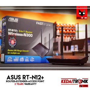 Thiết Bị Phát Sóng Wifi Asus Rt-n12 + 300mbps + Bộ Phụ Kiện Đi Kèm Rtn12 +