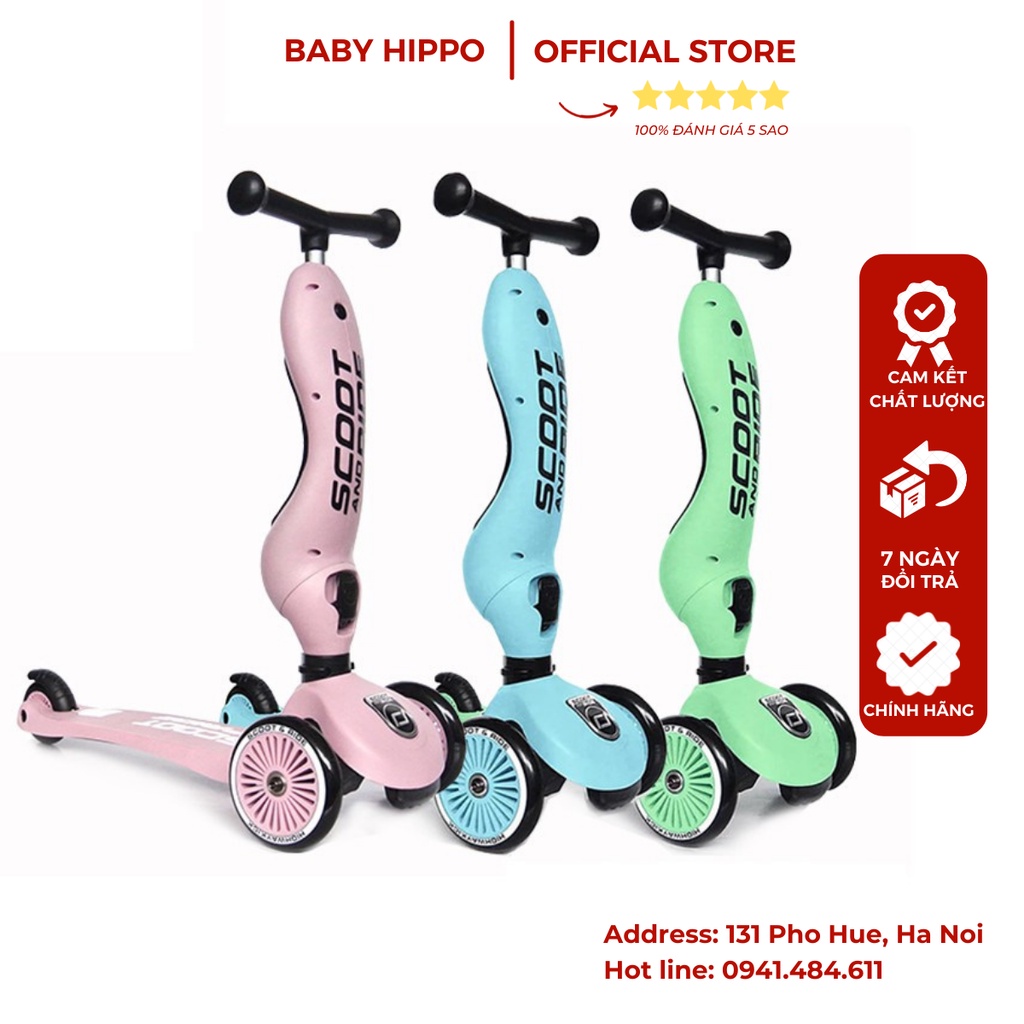 Xe chòi chân Scooter Scoot And Ride Highwaykick 1 cho bé từ 1 đến 5 tuổi