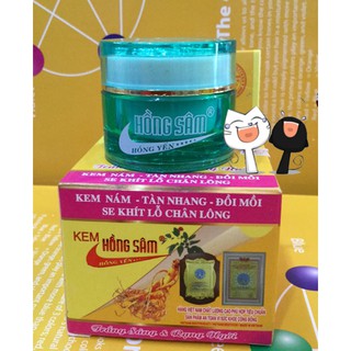 kem nám tàn nhang đồi mồi hồng sâm