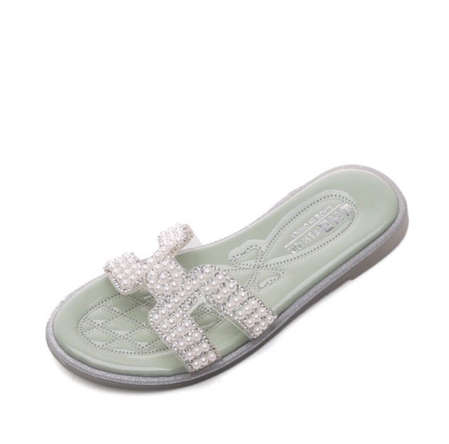 Dép chữ H đính hột size 26-36