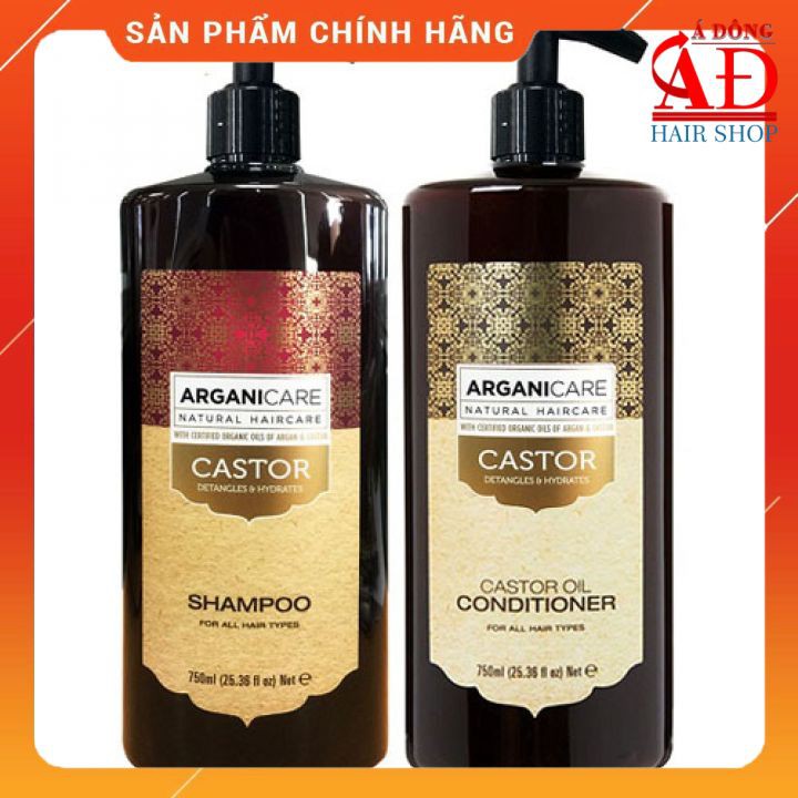 DẦU XẢ ARGANICARE CASTOR PHỤC HỒI CHỐNG RỤNG TÓC ISRAEL 750ML