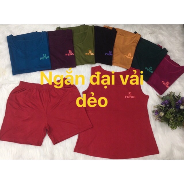 Đồ bộ thun cotton dẻo sát nách