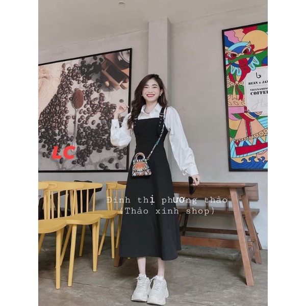 Sét váy kèm sơ mi