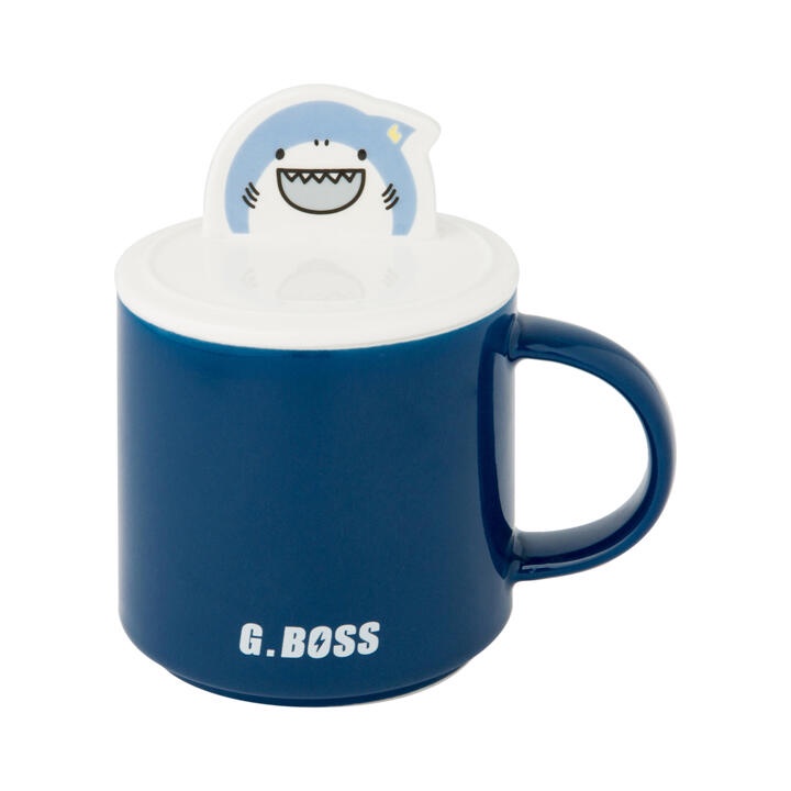 Cốc Mug Tay Cầm ARTBOX Hàn Quốc Có Nắp Đậy Hình Nhân Vật Boss