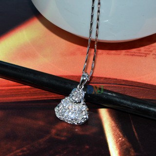 MẶT DÂY CHUYỀN BẠC PHẬT DI LẶC 2cm