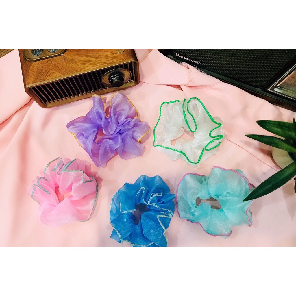 Dây buộc tóc nhiều màu dây cột tóc scrunchies hoa quả dễ thương phong cách hàn quốc _ KhỏeSport365