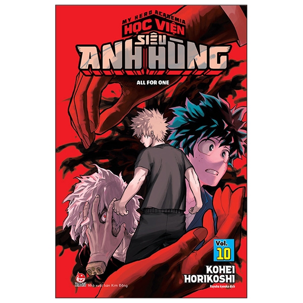 Sách - My Hero Academia - Học Viện Siêu Anh Hùng Tập 10: All For One(Tái Bản 2019) | BigBuy360 - bigbuy360.vn