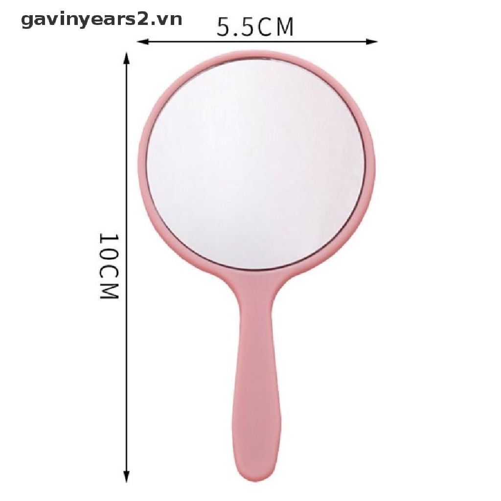 (Hàng Mới Về) Gương Trang Điểm Cầm Tay Hình Tròn