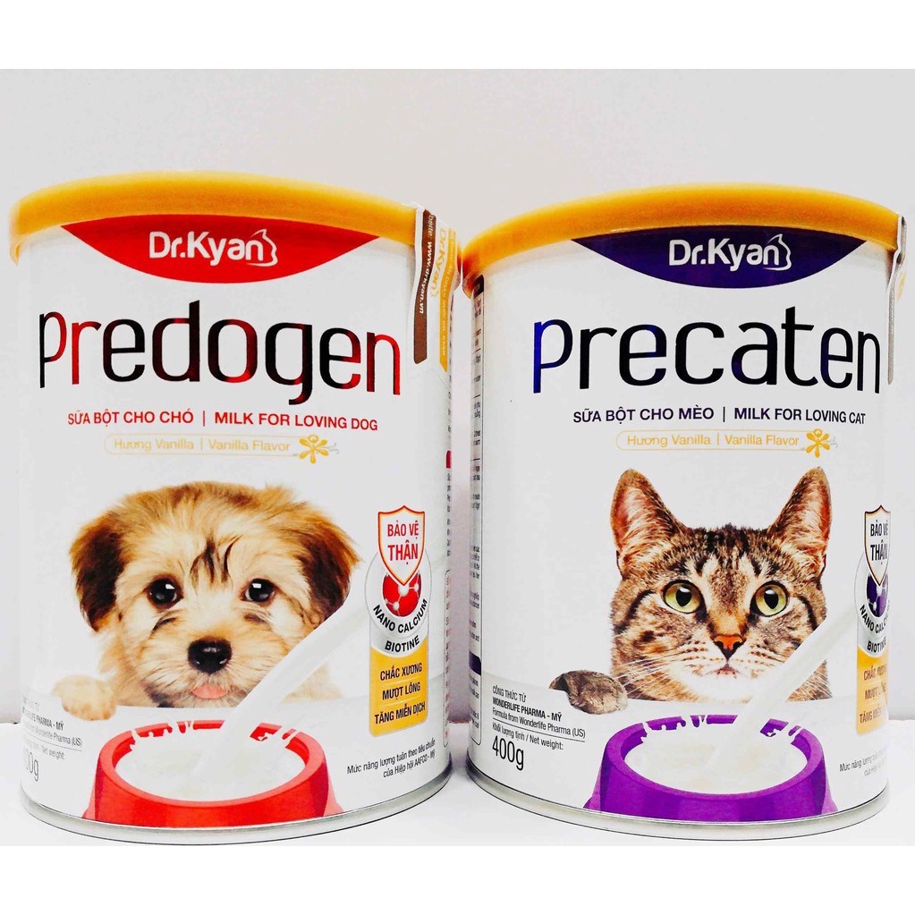 Sữa Bột Cao Cấp Precaten, Predogen Dr.Kyan Cho Chó Mèo
