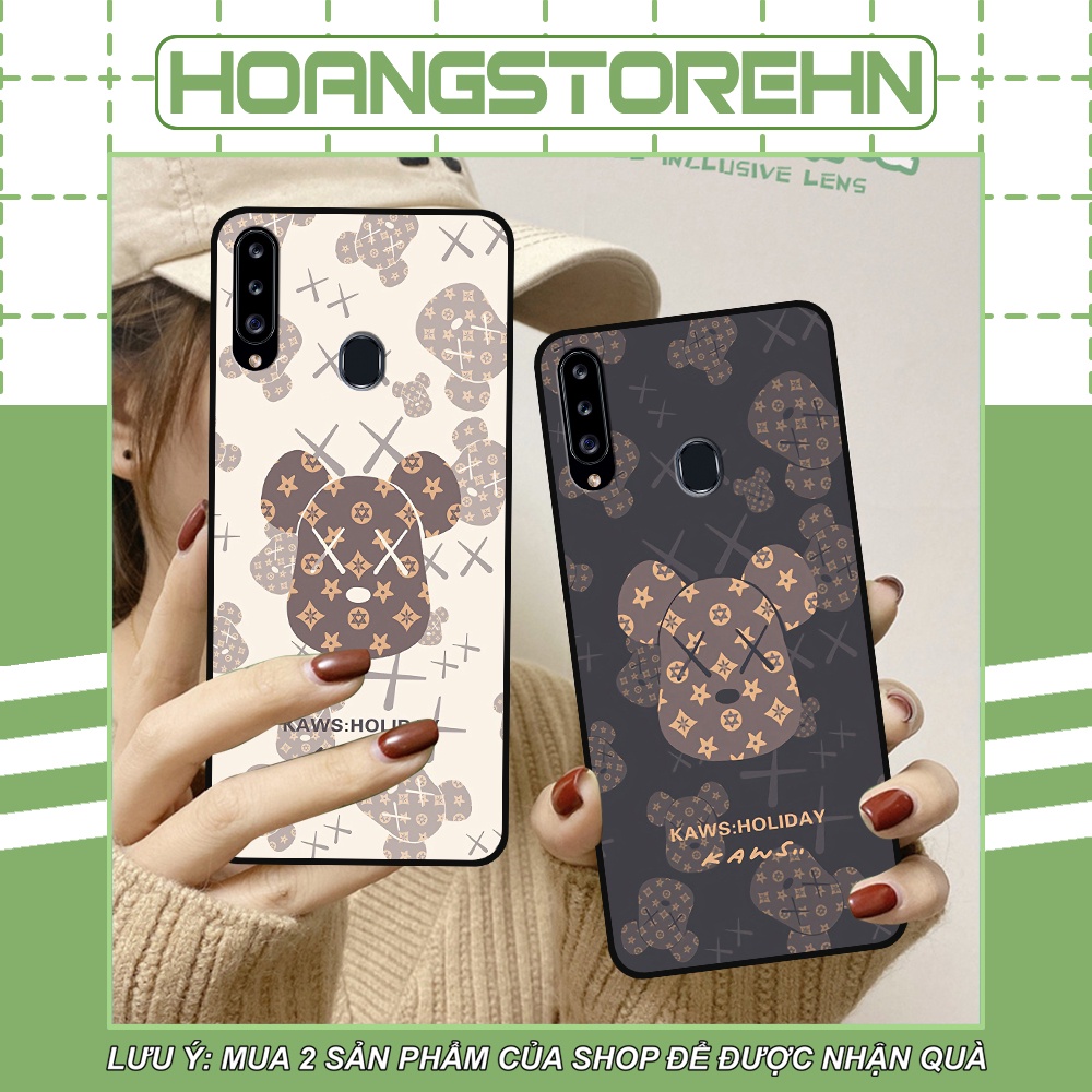 Ốp lưng Samsung A20s in hình họa tiết Mountain, Be@rbrick dễ thương (T13 - T18)