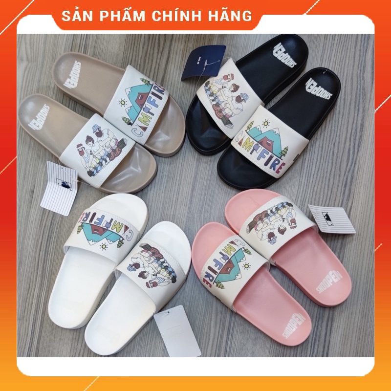 Dép 𝐌𝐋𝐁 Cắm Trại Unisex Nam Nữ Quai Ngang Siêu Hot Trend [tặng Kèm Box]