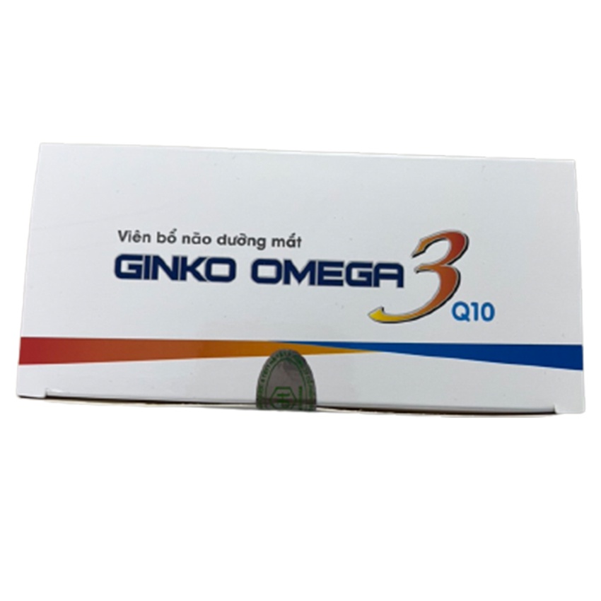 Viên Bổ Não Dưỡng Mắt GINKO OMEGA 3 Q10 bổ sung các dưỡng chất cho mắt &amp; não 100v - Cvspharmacy