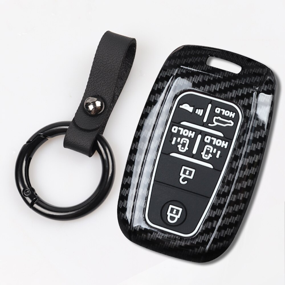 Vỏ bảo vệ chìa khóa xe hơi bằng carbon ABS cho Kia sedona grand carnival 2015 2016 2017 2018 2019 stonic forte niro
