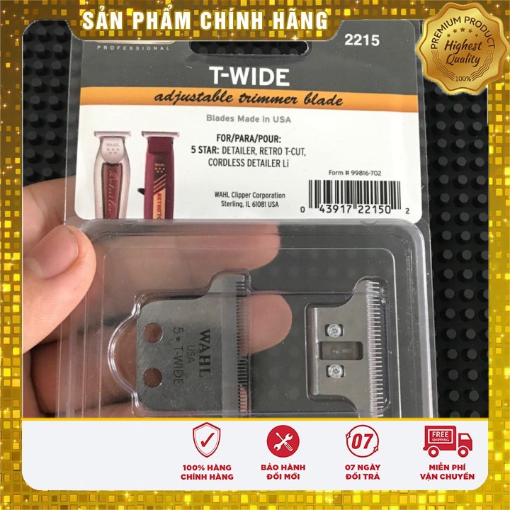 Lưỡi tông đơ chấn viền Wahl Detailer#2215(Chính hãng)