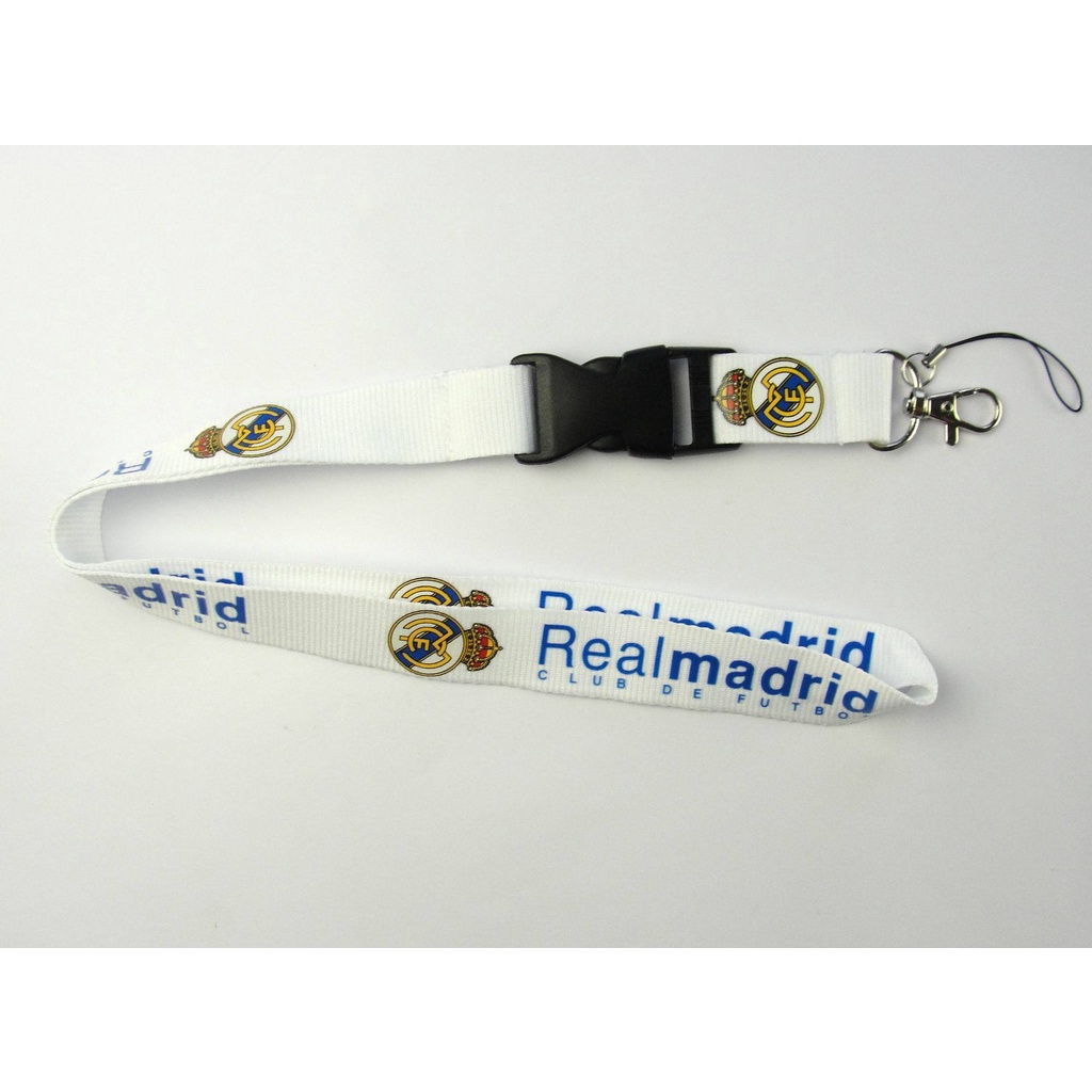 Dây đeo thẻ, dây treo điện thoại logo câu lạc bộ bóng đá MU, Chelsea, Arsenal, Liverpool, Real, Barca,...