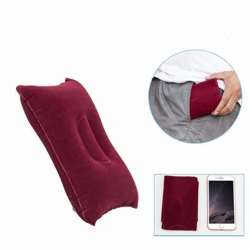 Gối Ngủ Bơm Hơi PVC Nylon Siêu Nhẹ Di Động Đa Ứng Dụng Cho Hoạt Động Ngoài Trời