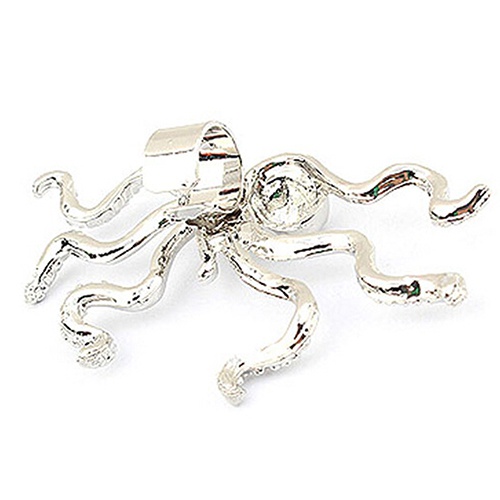 Bông tai kẹp vành tai hình bạch tuộc độc đáo thời trang cho nữ