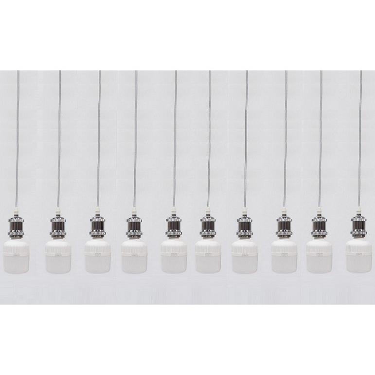 Bộ 10 dây đèn thả cổ điển bóng đèn led búp trụ trang trí 25w