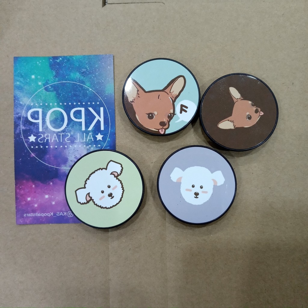 Giá đỡ điện thoại đa năng Popsocket-Griptok phẳng in theo yêu cầu