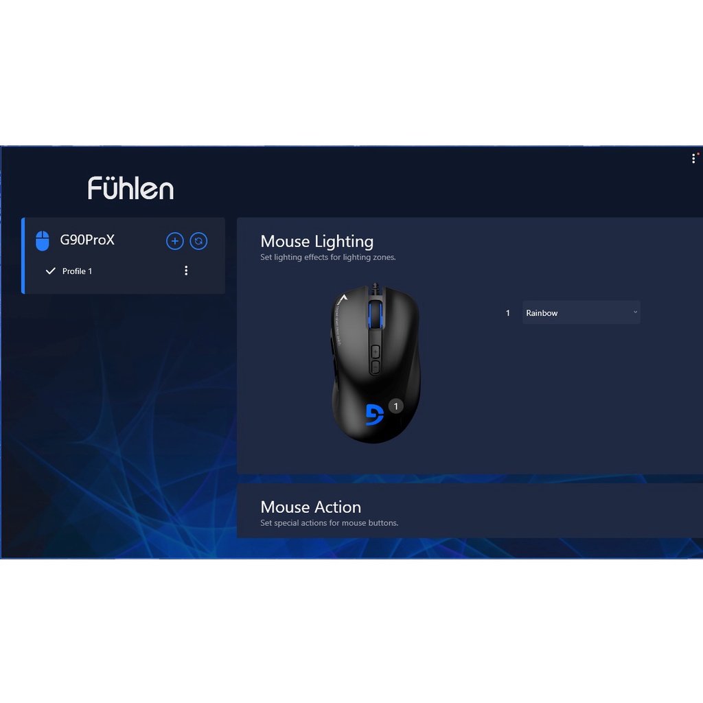Chuột Gaming Fuhlen G90 ProX 5000DPI LED 6 Nút - Hàng Chính Hãng