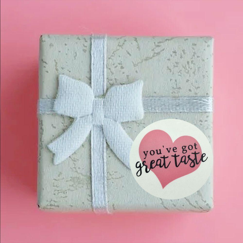 Cuộn 500 Miếng Dán Tròn In Chữ Thank You Độc Đáo Trang Trí Gói Quà / Đồ Thủ Công DIY