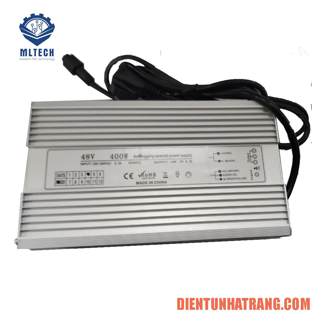 Bộ nguồn chống nước chất lượng cao 48V 400W 8,3A