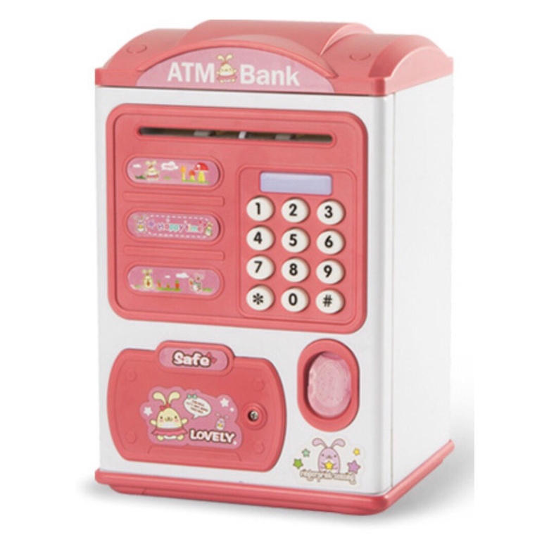 Két sắt vân tay điện tử mini tiết kiệm tiền - Siêu dễ thương - Quà tặng cho bé