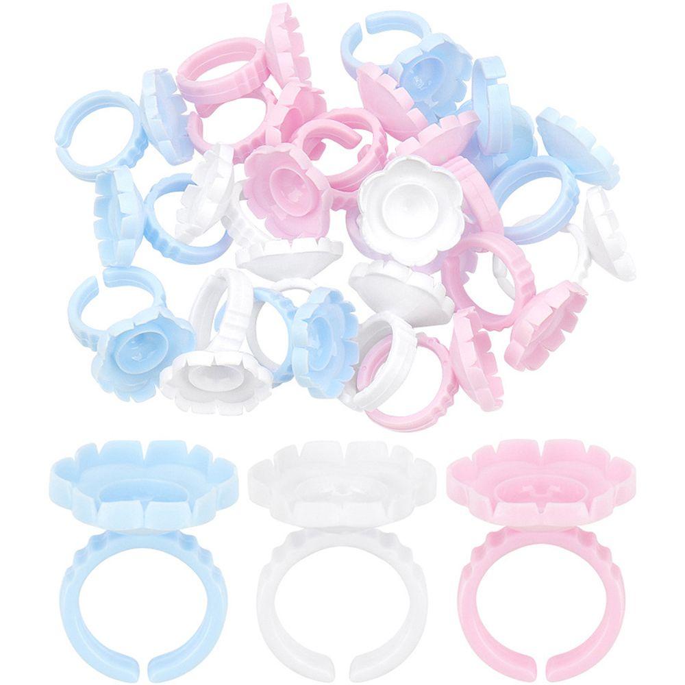 OKDEALS Set 100 Vòng Giá Đỡ Gắn Mi Giả Tiện Dụng