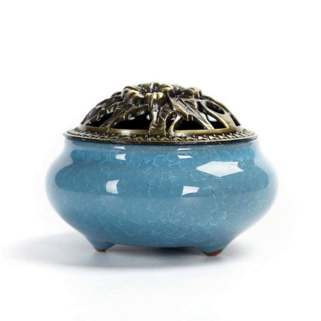 Lư xông trầm 🧡 FREESHIP + TẶNG 5 NỤ TRẦM CAO CẤP 🧡 Lư xông trầm hương Hưng Thịnh tròn trơn | BigBuy360 - bigbuy360.vn