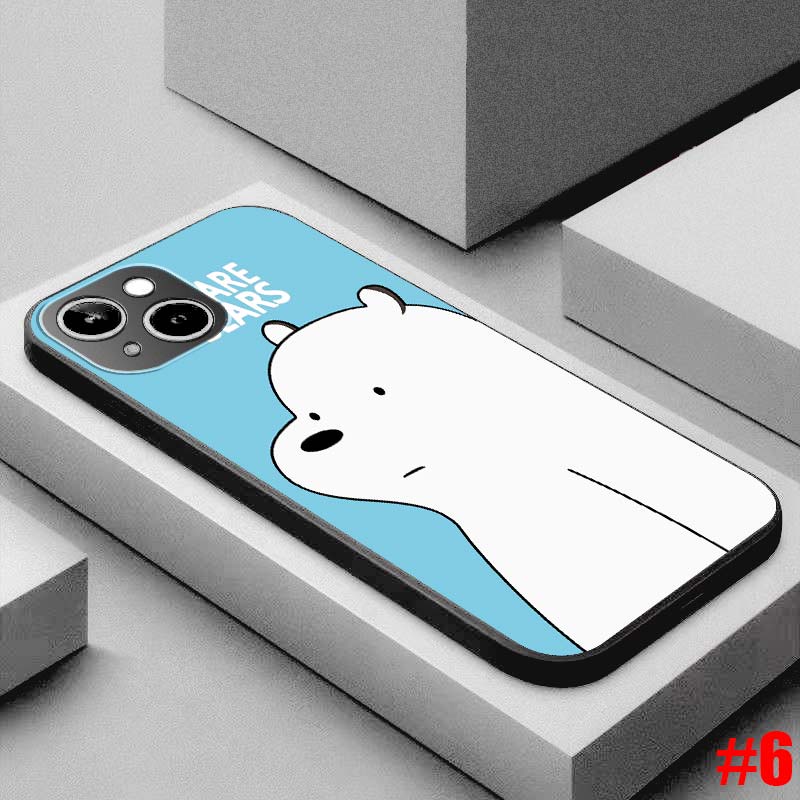 Ốp điện thoại TPU mềm in hình Three Bare Bears 2compatible For iPhone X 6 6s 6Plus 6s Plus 7 7Plus 8 8Plus 5 5s SE