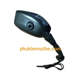 Bộ Camera Hành Trình Tích Hợp Trên Gương Xe Máy