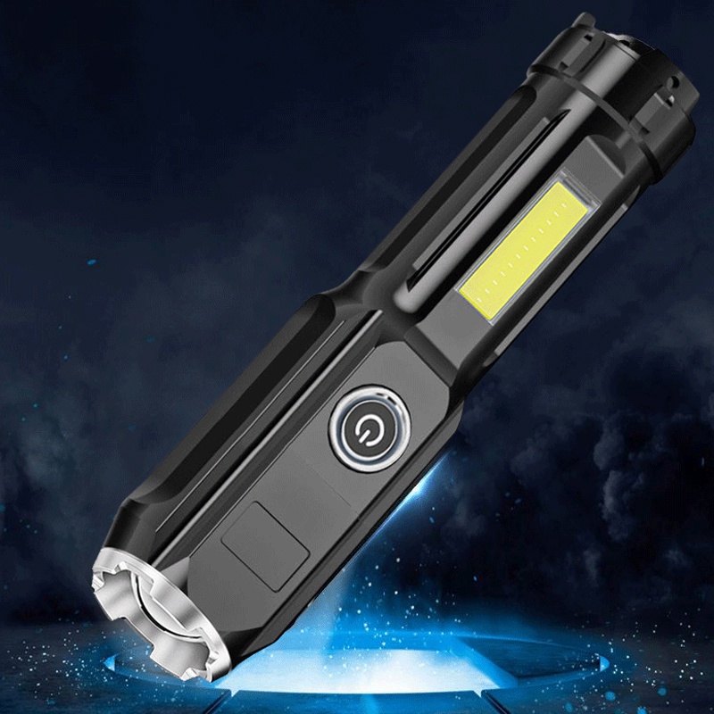 Đèn Pin LED XHP50 3000 Lumens Siêu Sáng Sạc USB 5 Chế Độ