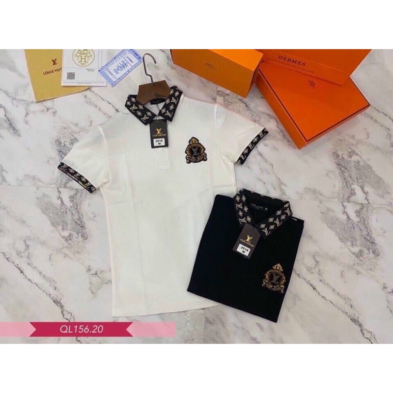 Áo Polo nam thêu logo VL chất liệu cotton cao cấp thiết kế sang trọng đẳng cấp quý phái