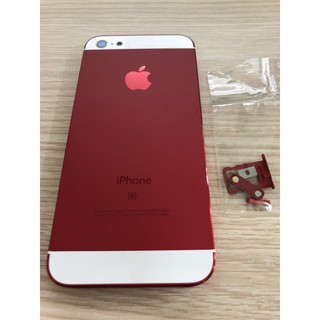 Vỏ Iphone 5 Màu Đỏ, Khắc Sẵn Form 5SE