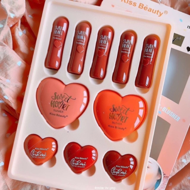 SET SON KÈM PHẤN MÁ #KISSBEAUTY | BigBuy360 - bigbuy360.vn