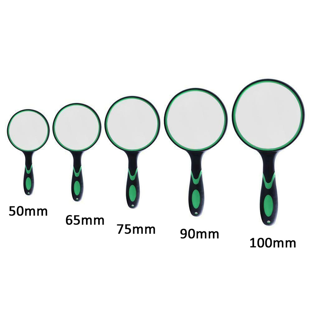 Kính Lúp Phóng Đại 50 / 65 / 75 / 90 / 100mm 10x Cầm Tay Tiện Dụng