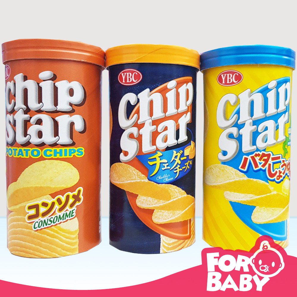 Bánh snack khoai tây chiên Chip Star YBC 50gr