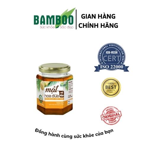 Mật hoa dừa Bamboo hủ 60g nguyên chất cô đặc phù hợp cho chế độ dinh dưỡng của cả người ăn thuần chay