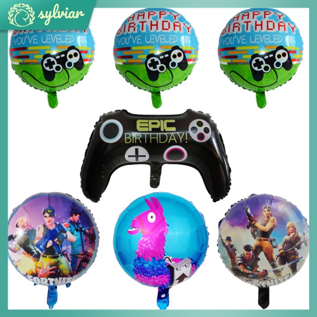 Bong bóng lá nhôm hình Fortnite dùng trang trí tiệc tùng dành cho trẻ em