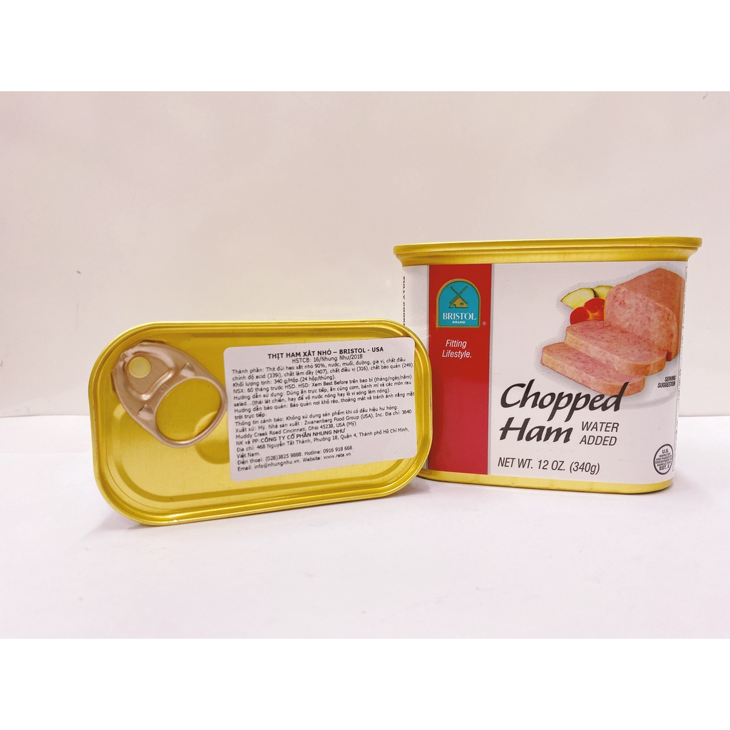Thịt Ham Xắt Nhỏ - Bristol 340gr