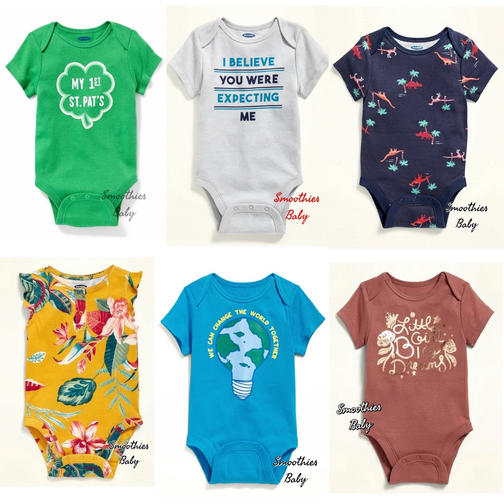 BODYSUIT ÁO LIỀN THÂN BODY CHIP OLD.NAVY CHO BÉ SƠ SINH 3-5KG - Được chọn mẫu