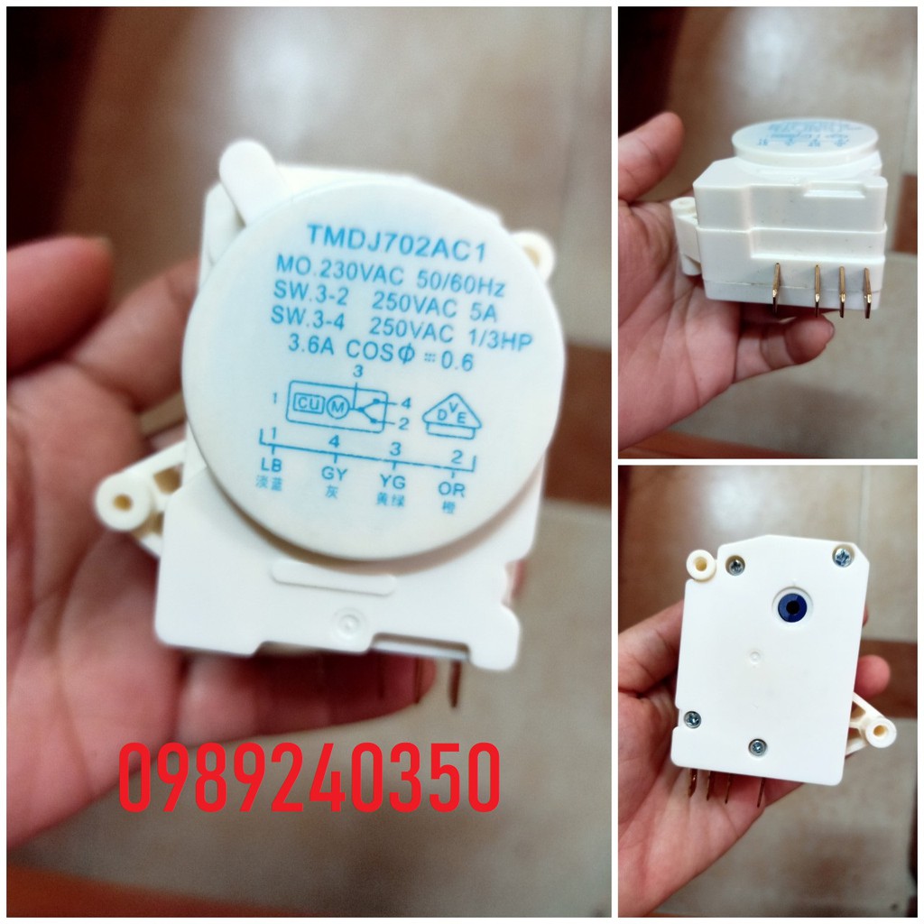 Đồng hồ rơ le thời gian tủ lạnh Toshiba TMDJ702AC1 chính hãng
