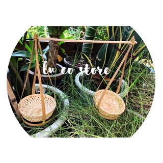 Quang gánh tre chụp hình trang trí trồng cây ( ảnh thật) shop tự chụp