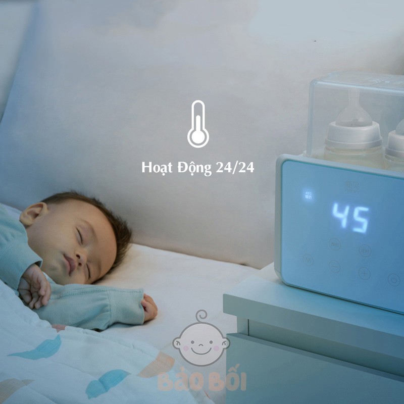 Máy Hâm Sữa Tiệt Trùng Dã Đông Đa Năng Nevi