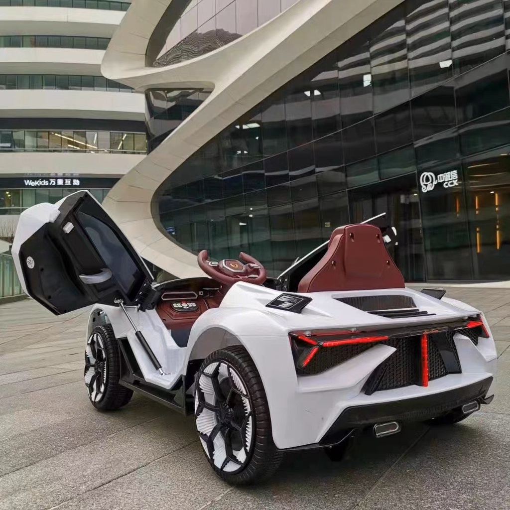 Siêu Xe ô tô điện TRẺ EM MOMMYKIDS MINH CHÂU Lamboghini NEL-603 đèn led sáng rực rỡ cho trẻ từ 1 tuổi trở lên